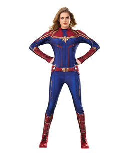 Kvinnlig Captain Marvel Superhjältedräkt