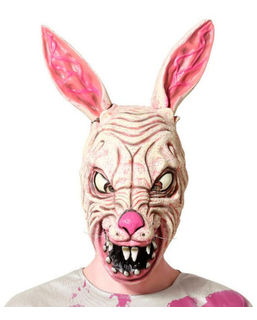 Mask Halloween Kanin Latex
