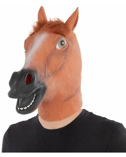 Mask Brown Horse