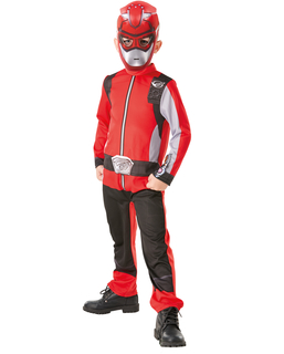 Röd Ranger-dräkt för Pojkar - Power Rangers