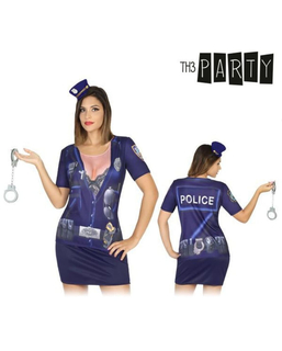 T-shirt för vuxna 6528 Kvinnlig polis