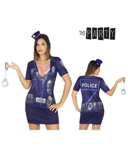 T-shirt för vuxna 8201 Kvinnlig polis