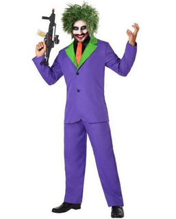 Maskeraddräkt vuxna Joker Clown