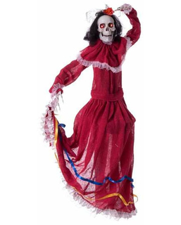 Halloweendekorationer My Other Me Mexican Dancer Ljus med ljud