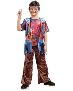 Maskeraddräkt för barn Limit Costumes Bosco Hippie