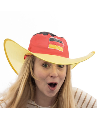 Hopfällbar hatt med tysk flagga