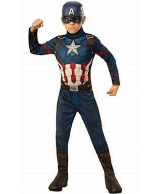 Maskeraddräkt för barn Rubies Captain America Avengers Endgame Classic 3-4 år