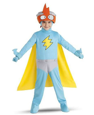 Kostym Superthings Kid Kazoom 4-5 år