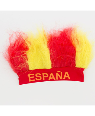 Peruk med Spanska Flaggan