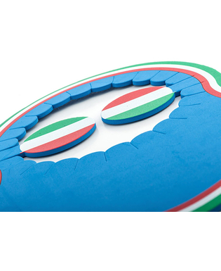 Skärmkeps med italiensk flagga