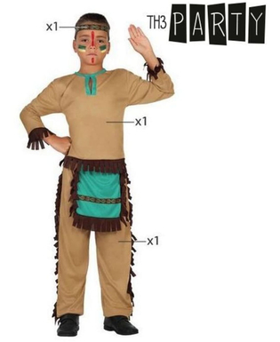 Maskeraddräkt för barn Blå American Indian