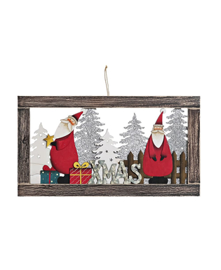 Julgranskula DKD Home Decor Trä Snöre (36 x 1.5 x 20 cm)