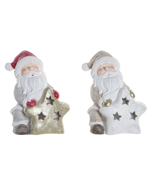 Julgranskula DKD Home Decor Harts Tomte (2 pcs) (26 x 19 x 31 cm)