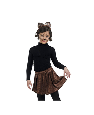 Maskeraddräkt för barn Limit Costumes Leopard Diadem Kjol Storlek 2