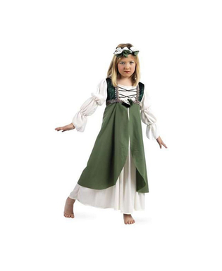 Maskeraddräkt för barn Limit Costumes Clarisa Grön Medieval
