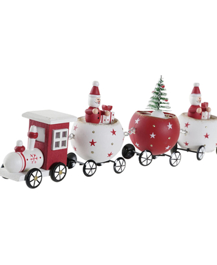 Julgranskula DKD Home Decor Trä Tomte (2 pcs) (26 x 4 x 10 cm)