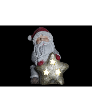 Julgranskula DKD Home Decor Harts Tomte (2 pcs) (26 x 19 x 31 cm)