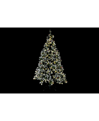 Julgran DKD Home Decor PVC LED Snöfall (120 x 120 x 180 cm)