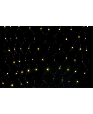 Gardinbelysning med LED DKD Home Decor Gul PVC (300 x 1 x 200 cm)