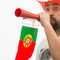 Trumpet med portugisisk flagga