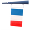 Stadiontrumpet med fransk flagga