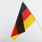 Tysk flagga med stång (46 x 30 cm)