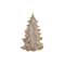 Julgran DKD Home Decor Harts (16 x 16 x 25 cm)