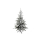 Julgran DKD Home Decor Metall PVC Jul LED Snöfall (115 x 115 x 150 cm)