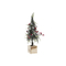 Julgran DKD Home Decor PVC LED Trä MDF Snöfall (17 x 17 x 45 cm)