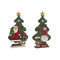 Julgranskula DKD Home Decor Trä (2 pcs) (23 x 6 x 39 cm)