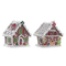 Julgranskula DKD Home Decor Harts Hus (2 pcs) (13 x 10 x 14 cm)