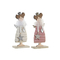 Julgranskula DKD Home Decor Trä Polyester (8 x 4 x 20 cm) (2 pcs)