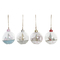 Julgranskula DKD Home Decor PVC Tomte (4 pcs) (8 x 8 x 9 cm)