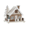 Julgranskula DKD Home Decor Trä Hus (19 x 12 x 16 cm)