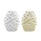 LED Ljus DKD Home Decor Jul Vax (2 pcs) (10 x 10 x 12 cm)