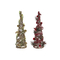Julgran DKD Home Decor Rattan (2 pcs) (22 x 22 x 57 cm)
