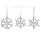 Julgranskula DKD Home Decor Trä Speglar (3 pcs) (12 x 1.5 x 12 cm)