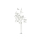 Julgran DKD Home Decor Metall LED (40 x 40 x 120 cm)