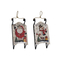 Släde DKD Home Decor Jul Trä (2 pcs) (21.5 x 8 x 44 cm)