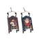 Släde DKD Home Decor Jul Trä (2 pcs) (21.5 x 8 x 44 cm)
