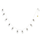 LED-krans DKD Home Decor Transparent (33 x 21 x 6 cm) (10 pcs)