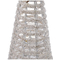 Julgran DKD Home Decor Glitter PVC Metall LED (10 x 10 x 40 cm)