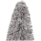 Julgran DKD Home Decor Trä Kokosfiber Snöfall (7 x 7 x 21 cm)