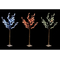 Julgran DKD Home Decor Metall LED Bollar (65 x 50 x 160 cm)