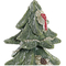Julgran DKD Home Decor Harts (12 x 12 x 32 cm)