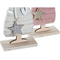 Julgranskula DKD Home Decor Trä Polyester (8 x 4 x 20 cm) (2 pcs)