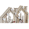 Julgranskula DKD Home Decor Trä Tomte (2 pcs) (15.5 x 4 x 22 cm)