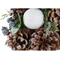 Julgran DKD Home Decor Snöfall (17 x 17 x 30 cm)