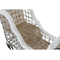 Släde DKD Home Decor Metall Rattan (90 x 46 x 62 cm)