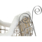Släde DKD Home Decor Metall Rattan (90 x 46 x 62 cm)